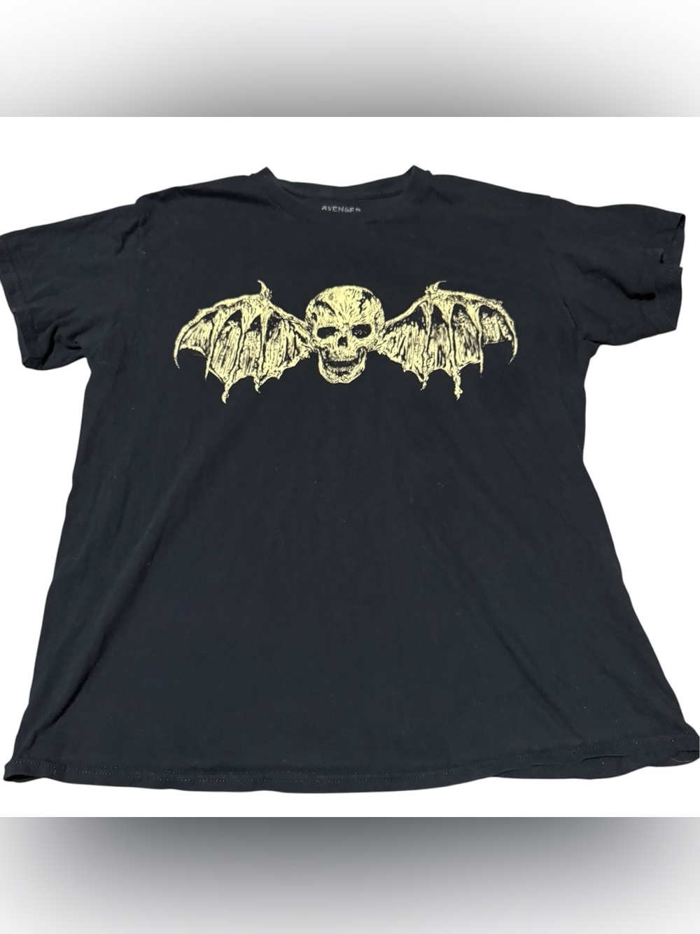Avenged Sevenfold 2023 North American Tour Band T Shirt Mens L Deathbat Black